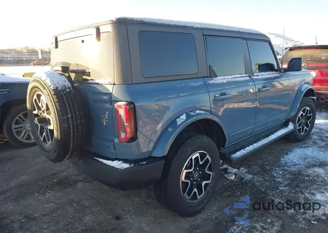 2025 Ford Bronco Outer Banks z USA, uszkodzony, nr VIN 1FMEE8BP0SLB28493